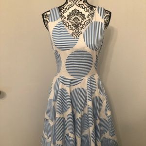 Flare midi dress with side pockets